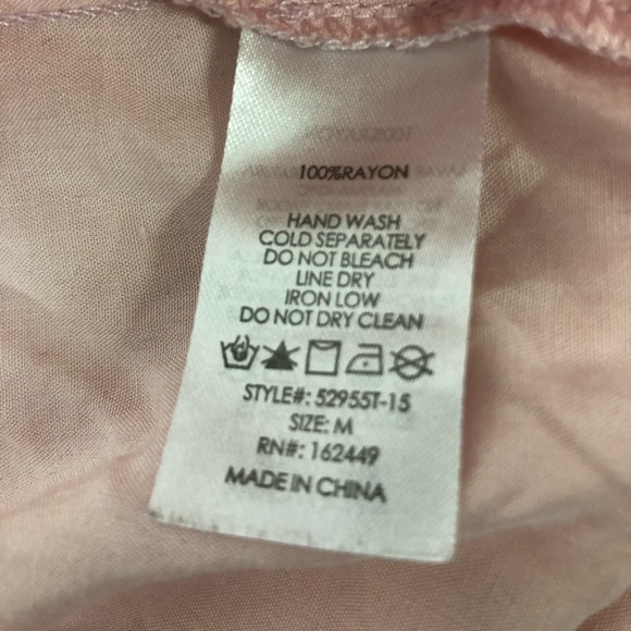 Pink Button Up with Eyes - Picture 4 of 5